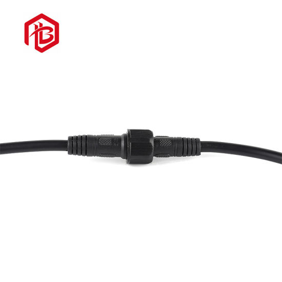Cables de alambre 5pin LED IP68 impermeable macho y hembra M15 conector pequeño