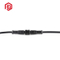 Impermeable 2 3 4 5 Pin LED Tira de cable de alambre Conector macho y hembra