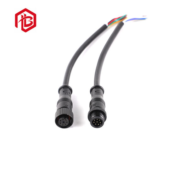 Conector de tira de luz LED de enchufe macho a hembra M12