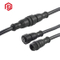 M15 PVC eléctrico impermeable 2 pines 3 pines macho