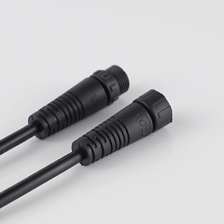 Enchufe industrial de 4 pines de nailon M12 impermeable circular IP67