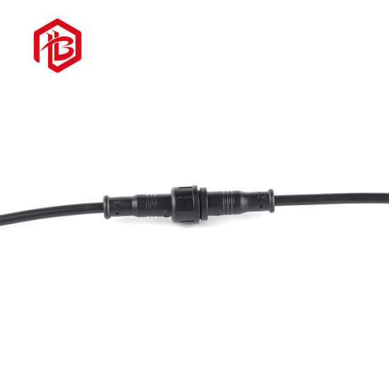 Longitud de ajuste libre IP67 Conector de enchufe de cable de 4 pines a prueba de agua