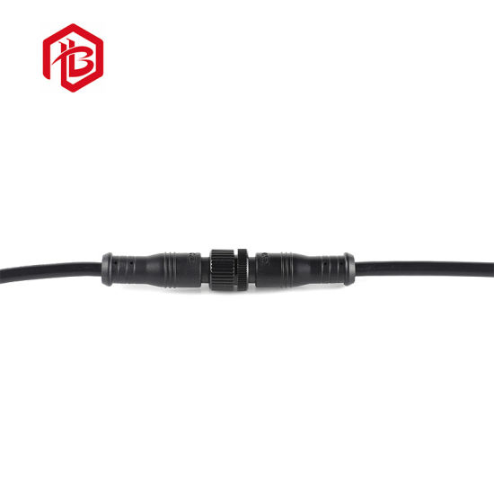 Conector de tira de luz LED de enchufe hembra a macho M12