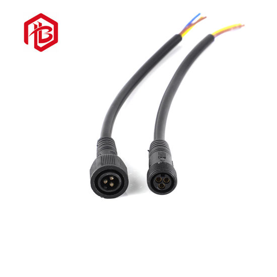 Enchufe eléctrico Conector de cable a cable a prueba de agua para luz LED IP68 M15
