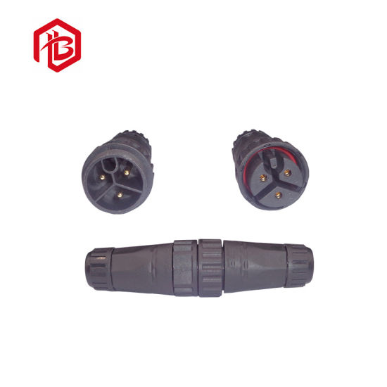 Conector de cable de montaje en panel impermeable