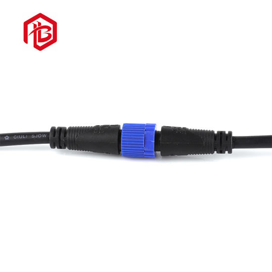 LED 6 Pines M15 Conector de cable impermeable IP67 / IP68