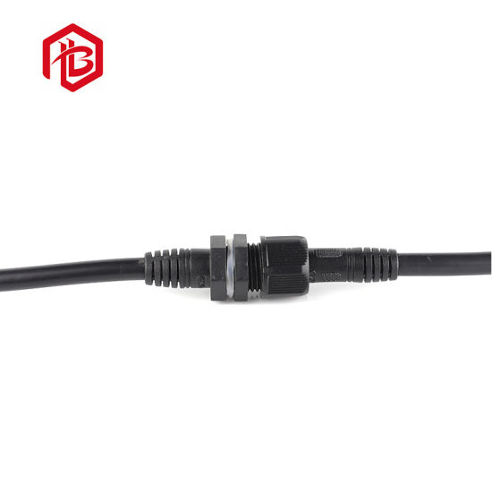 Conectores impermeables IP68 pequeños del montaje del panel del cable del enchufe del Pin del alambre de iluminación 2-8