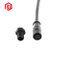 Cable de luz LED eléctrico de 3 pines M8, conector de cable a prueba de agua