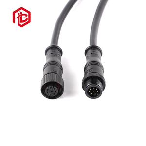 Bett Ampliamente Aplicación Metal M12 2 Pin IP68 Enchufe impermeable