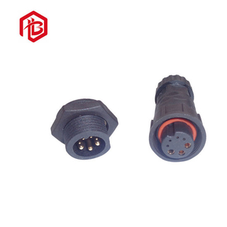 Conector circular impermeable del enchufe del zócalo del montaje del panel