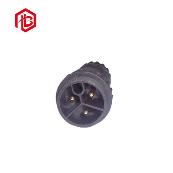 Enchufe eléctrico de luz LED ensamblado conector de cable impermeable M23 de 5 pines