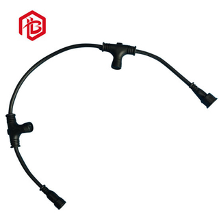 Conector en T de caja de conexiones eléctricas para conector macho y hembra de panel solar